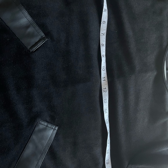 Brand new never worn black faux suede with faux leather pockets - Picture 8 of 8